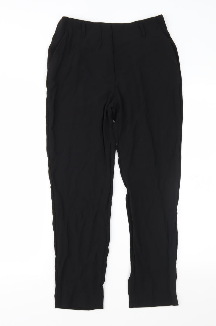 H&M Womens Black   Trousers  Size 8 L26 in