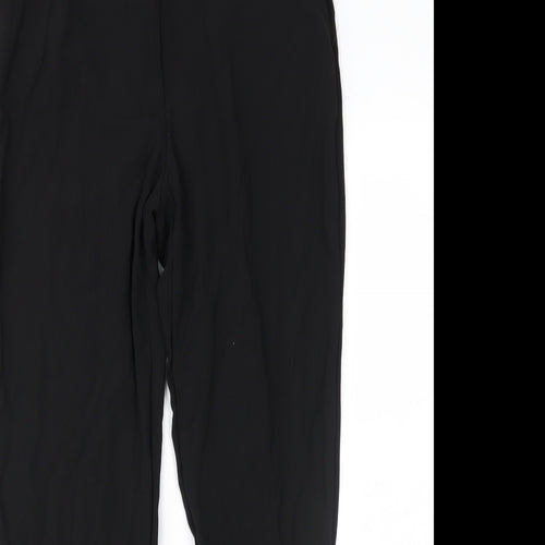 H&M Womens Black   Trousers  Size 8 L26 in