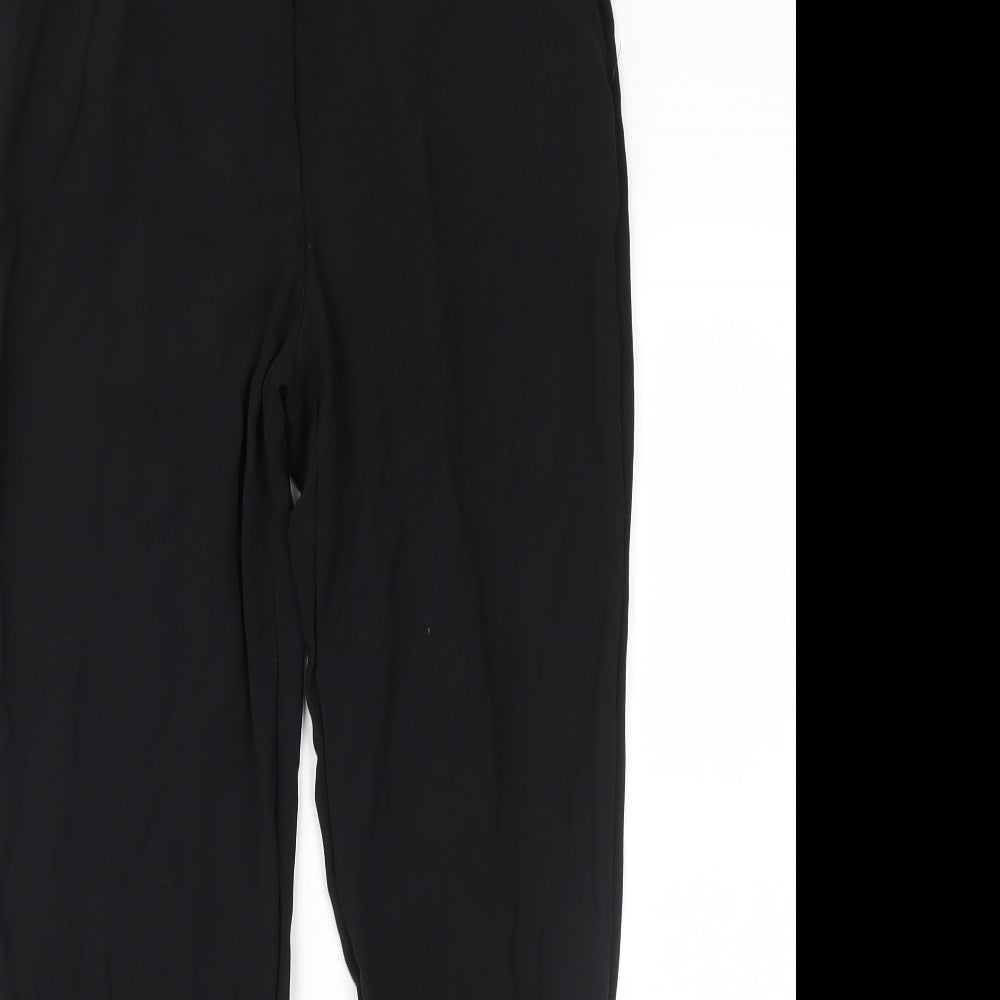 H&M Womens Black   Trousers  Size 8 L26 in