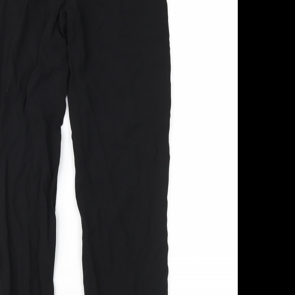 H&M Womens Black   Trousers  Size 8 L26 in