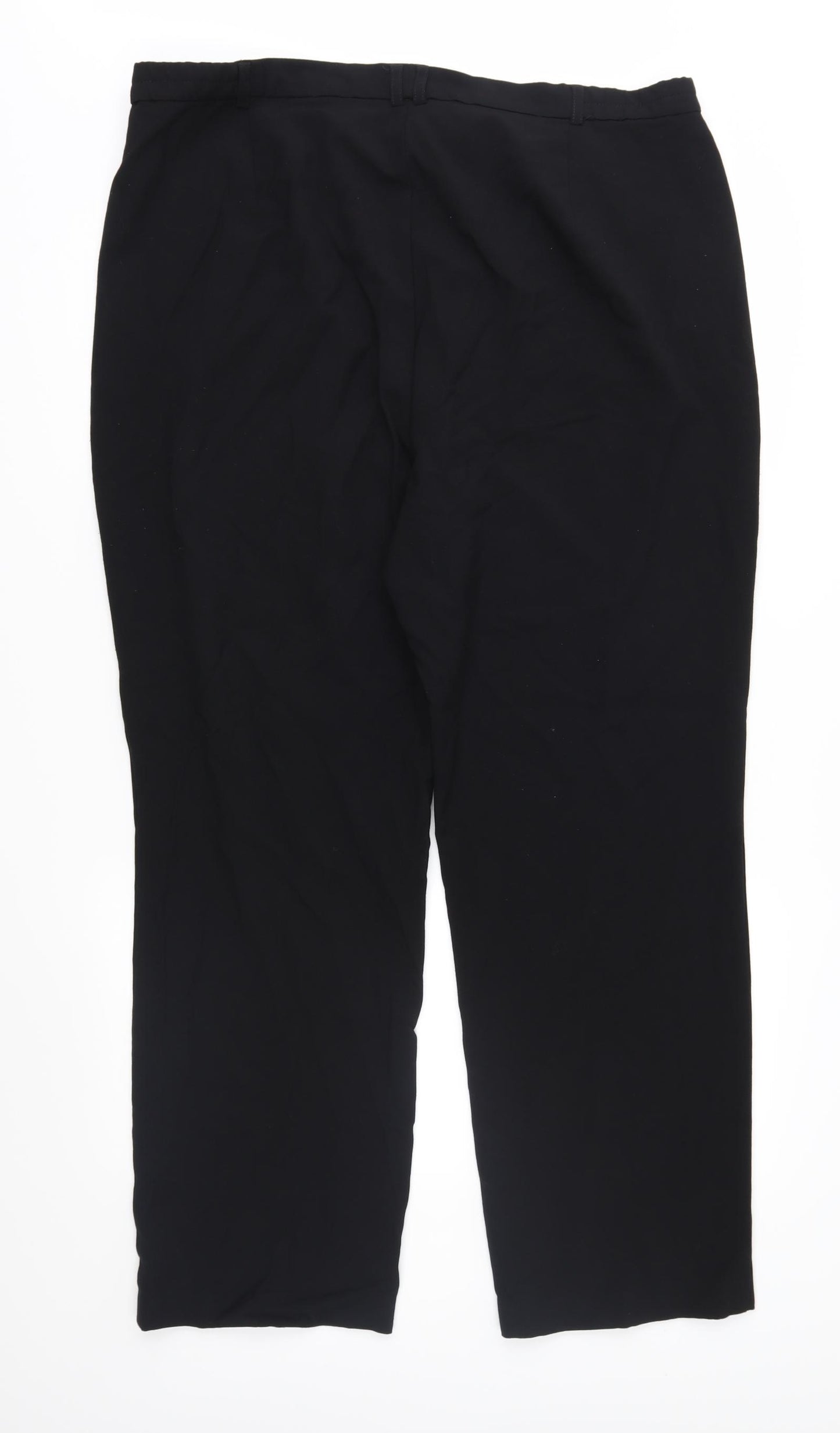 Marks and Spencer Womens Black   Trousers  Size 18 L30 in