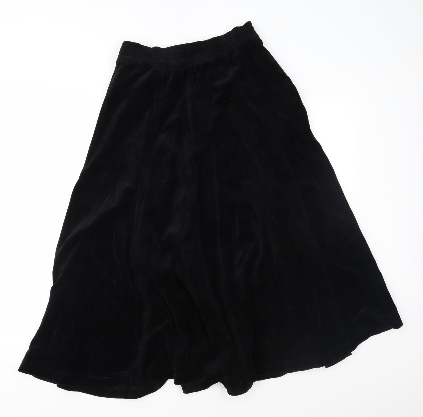 Alain Cannelle Womens Black  Velvet A-Line Set Size 14