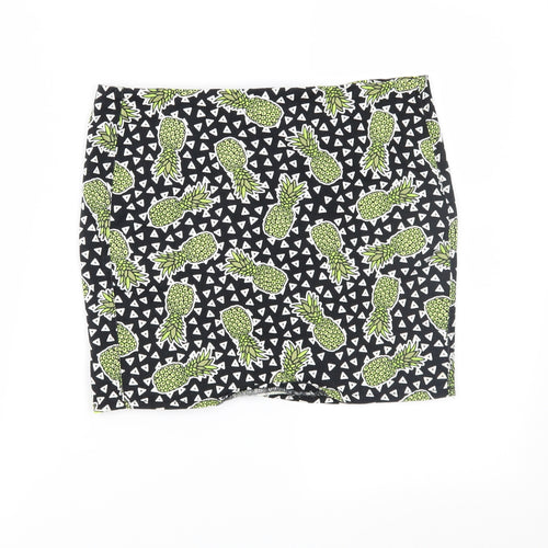 Divided Womens Black Geometric  Straight & Pencil Set Size 8