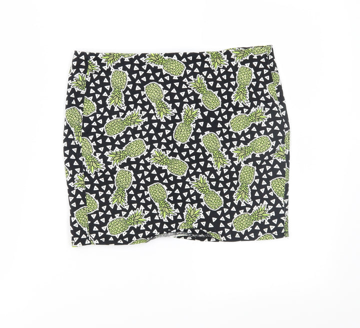 Divided Womens Black Geometric Straight & Pencil Set Size 8