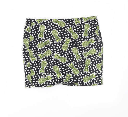 Front view of Divided women’s black geometric straight & pencil set, size UK 8