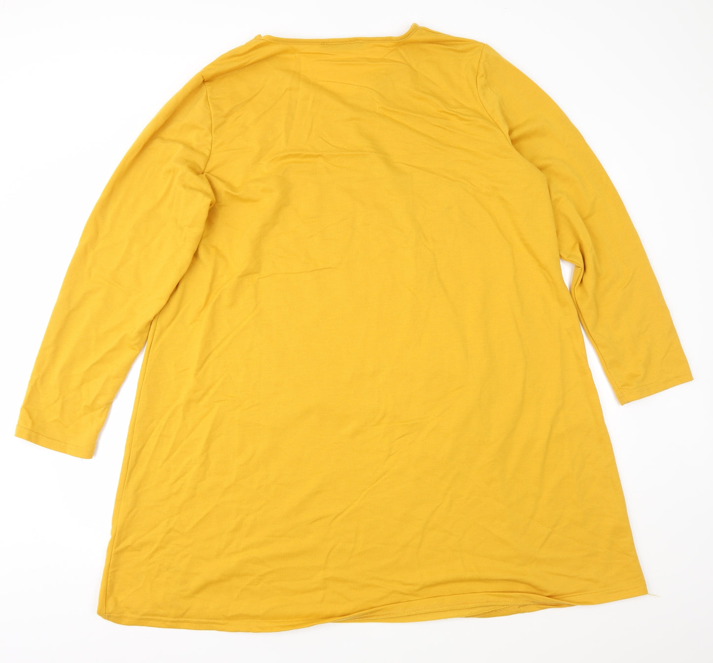 Zanzea Womens Orange  Jersey A-Line