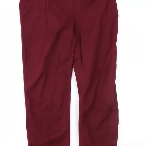 Lands' End Womens Red   Trousers  Size 10 L26 in