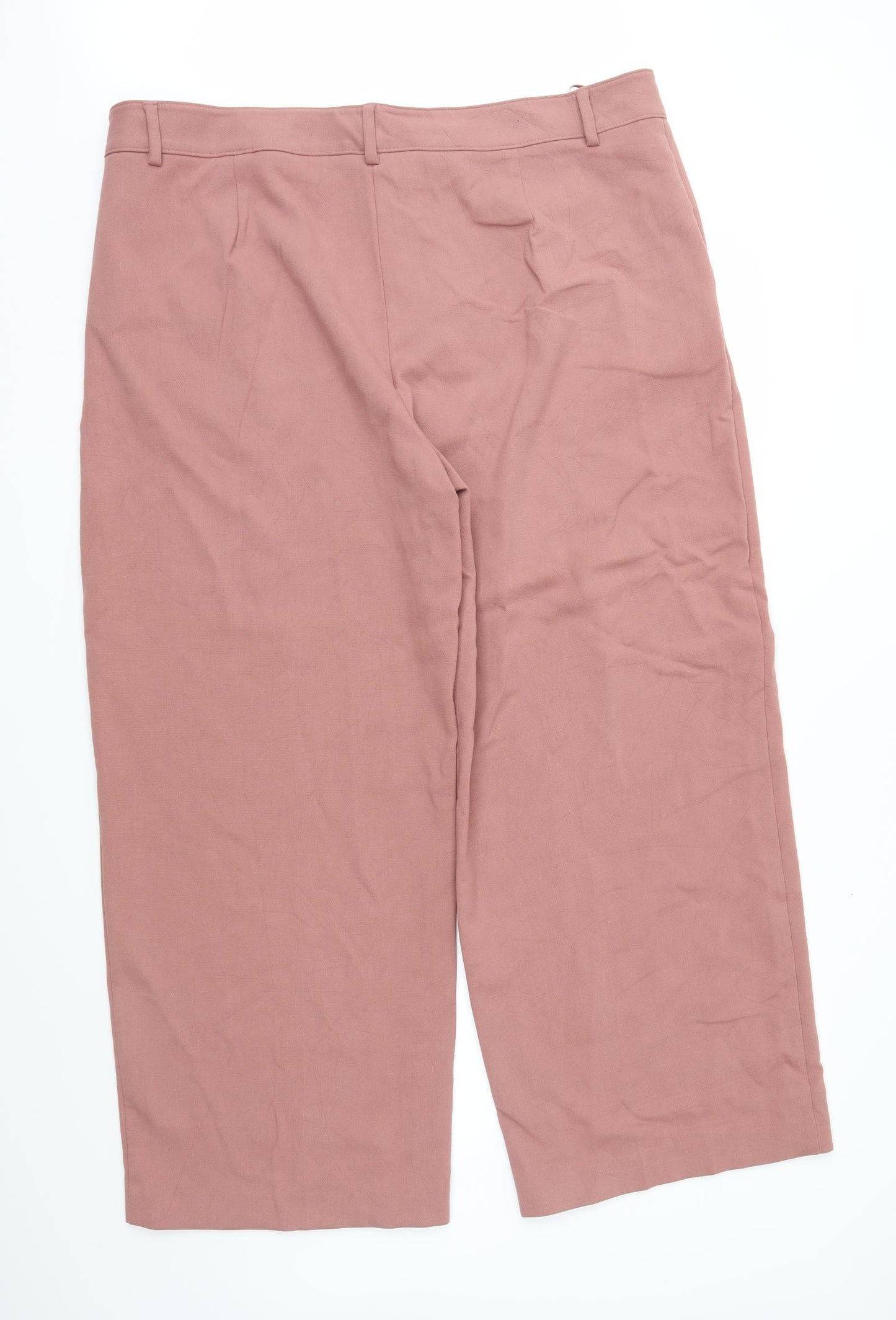 Marks and Spencer Womens Pink   Trousers  Size 22 L29 in