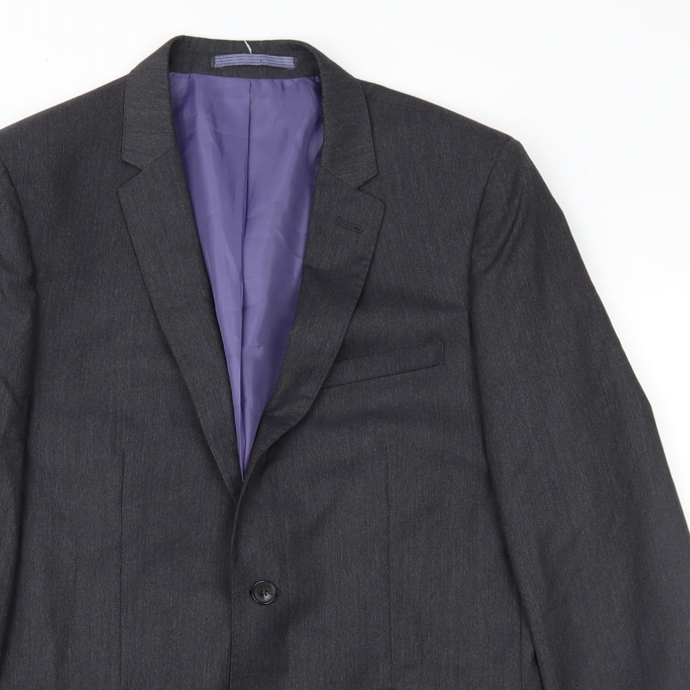 Marks and Spencer Mens Grey   Jacket Suit Jacket Size 40