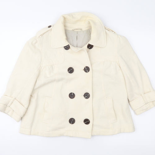 F&F Womens Ivory  Jersey Jacket  Size 14