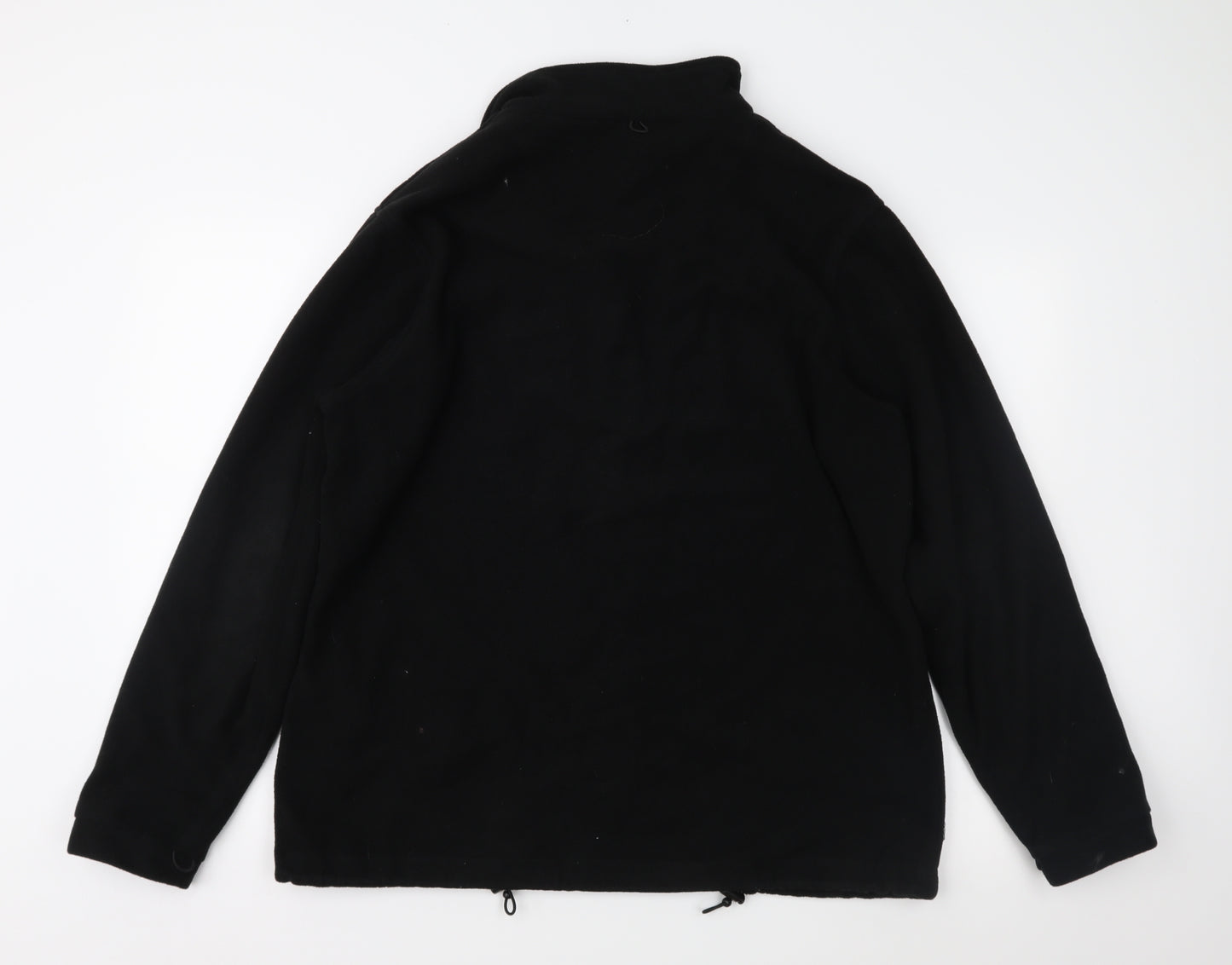 Premium Mens Black  Fleece Jacket  Size L