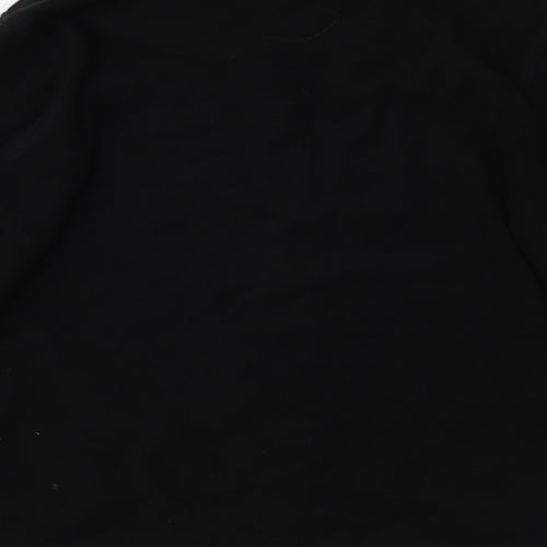 Premium Mens Black  Fleece Jacket  Size L