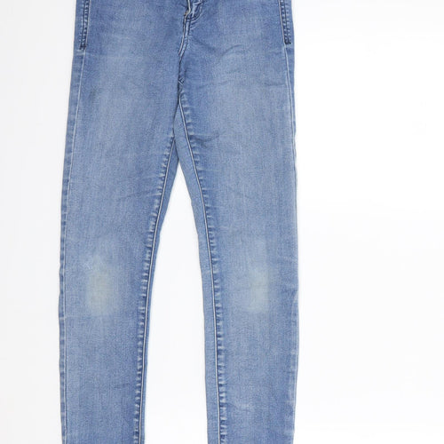 H&M Womens Blue  Denim Skinny Jeans Size 24 in L30 in