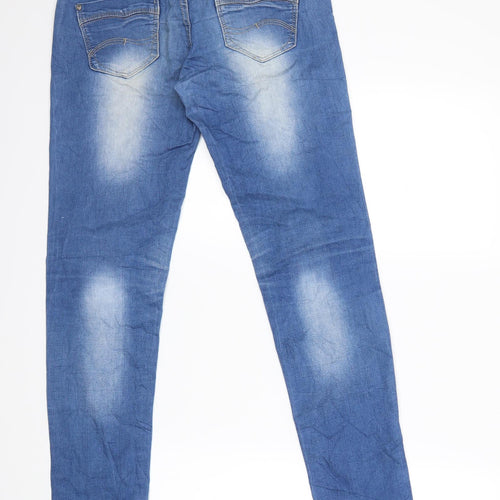 adora's Womens Blue  Denim Skinny Jeans Size 10 L31 in