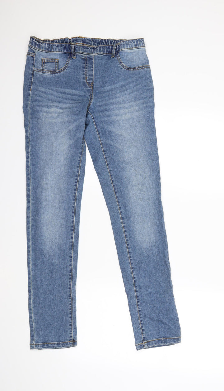 Preworn Womens Blue  Denim Skinny Jeans Size 30 in L30 in