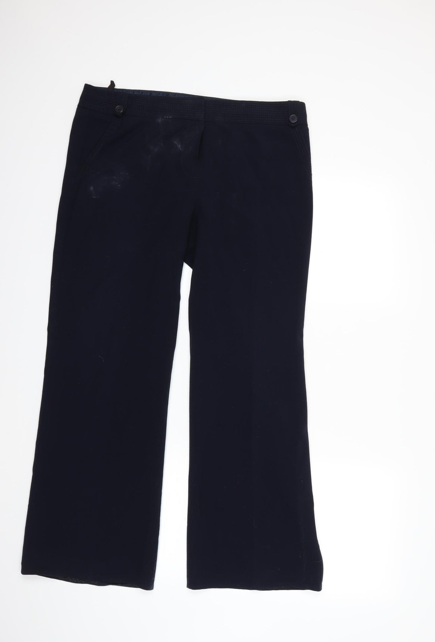 Marks and Spencer Womens Green   Trousers  Size 16 L29 in