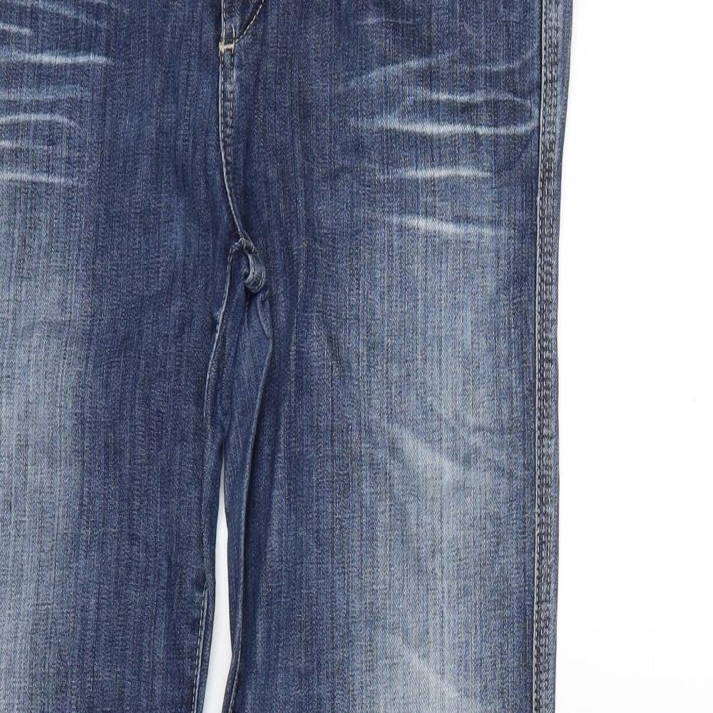 Street One Womens Blue  Denim Straight Jeans Size 32 in L31 in