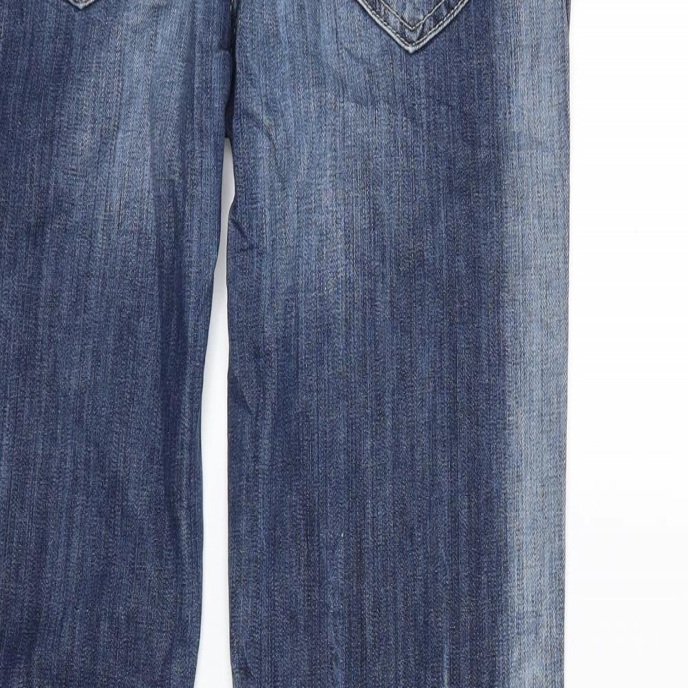Street One Womens Blue  Denim Straight Jeans Size 32 in L31 in