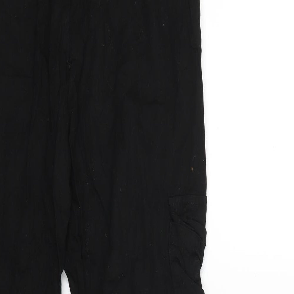 Missguided Womens Black   Cargo Trousers Size 10 L30 in