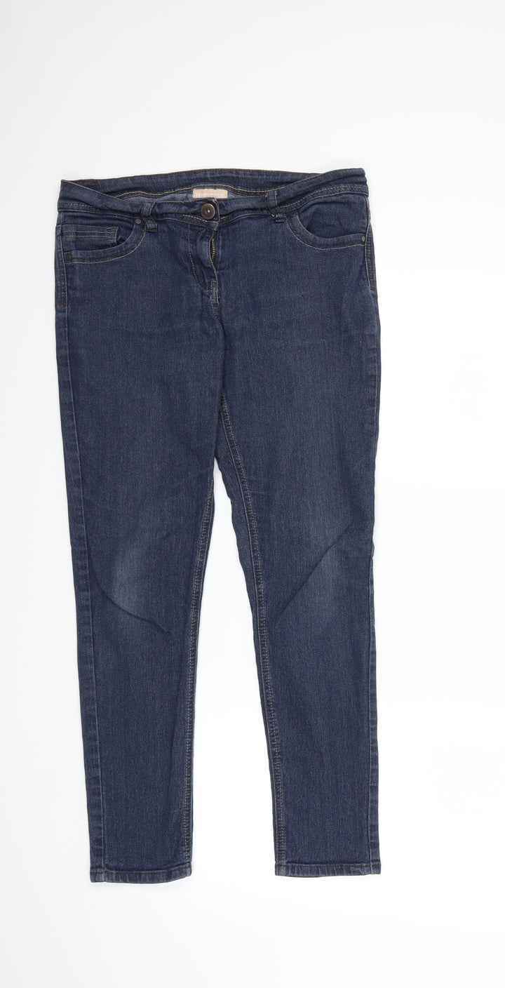 Avenue Womens Blue Denim Skinny Jeans Size 12 L27 in