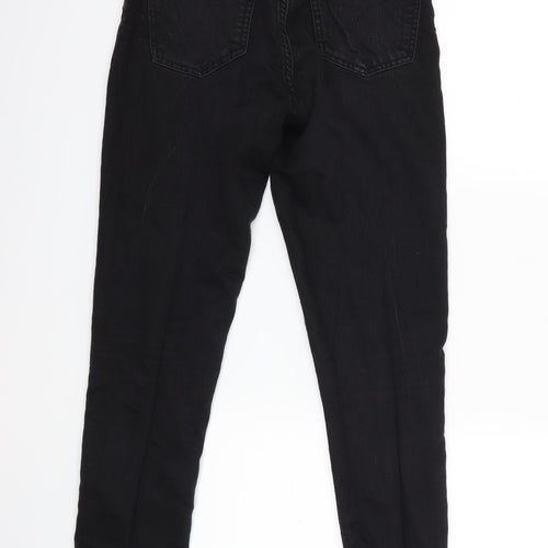 Boohoo Womens Black  Denim Skinny Jeans Size 10 L27 in