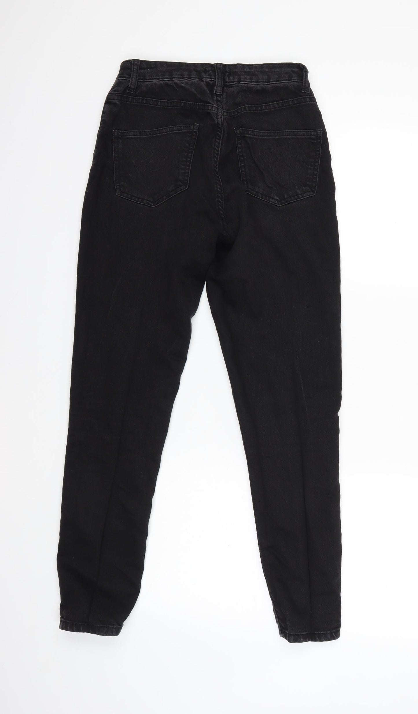 Boohoo Womens Black  Denim Skinny Jeans Size 10 L27 in