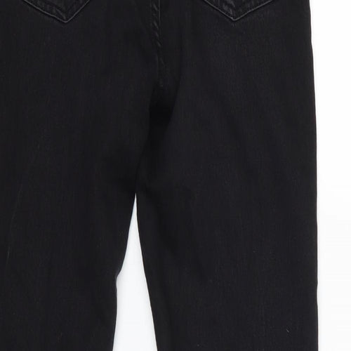 Boohoo Womens Black  Denim Skinny Jeans Size 10 L27 in
