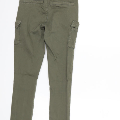 Dorothy Perkins Womens Green  Denim Skinny Jeans Size 8 L26 in