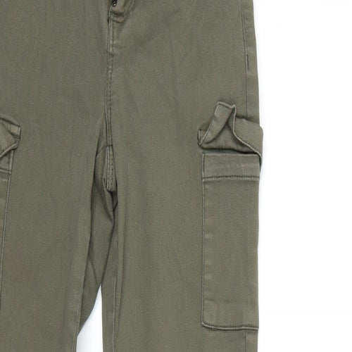 Dorothy Perkins Womens Green  Denim Skinny Jeans Size 8 L26 in