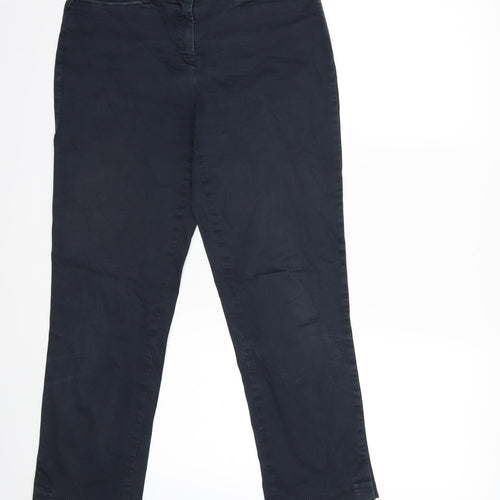 BRAX Womens Blue   Chino Trousers Size 10 L27 in