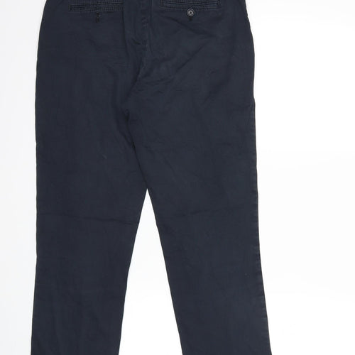 BRAX Womens Blue   Chino Trousers Size 10 L27 in