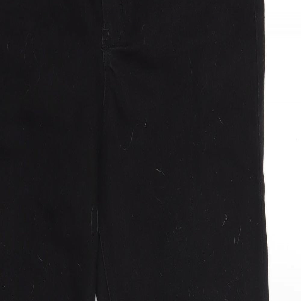 DG2 Womens Black  Denim Flared Jeans Size 38 in L31 in