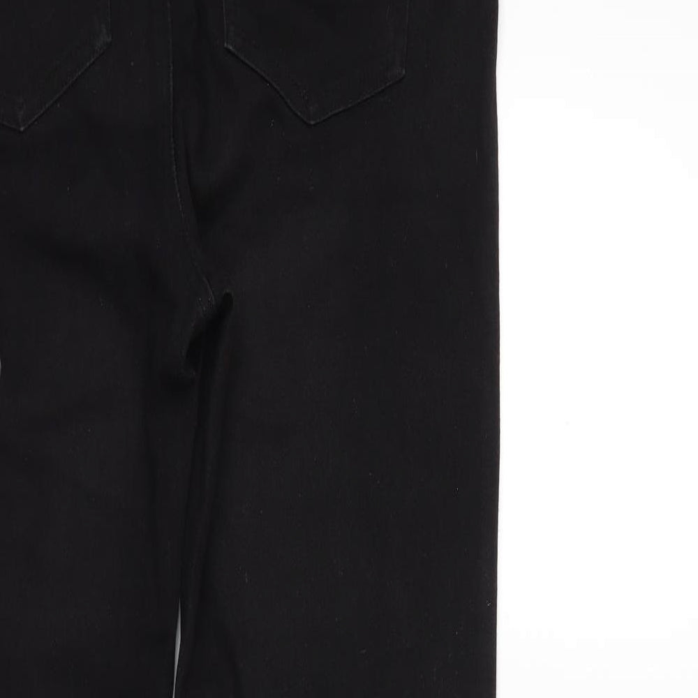 DG2 Womens Black  Denim Flared Jeans Size 38 in L31 in