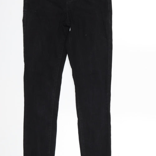 Dorothy Perkins Womens Black  Denim Skinny Jeans Size 8 L30 in