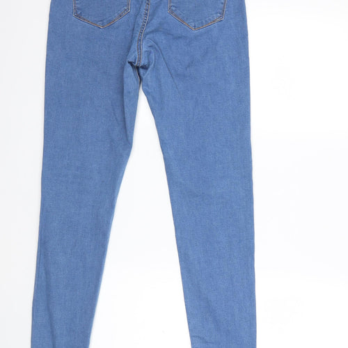 Denim & Co. Womens Blue  Denim Skinny Jeans Size 14 L30 in