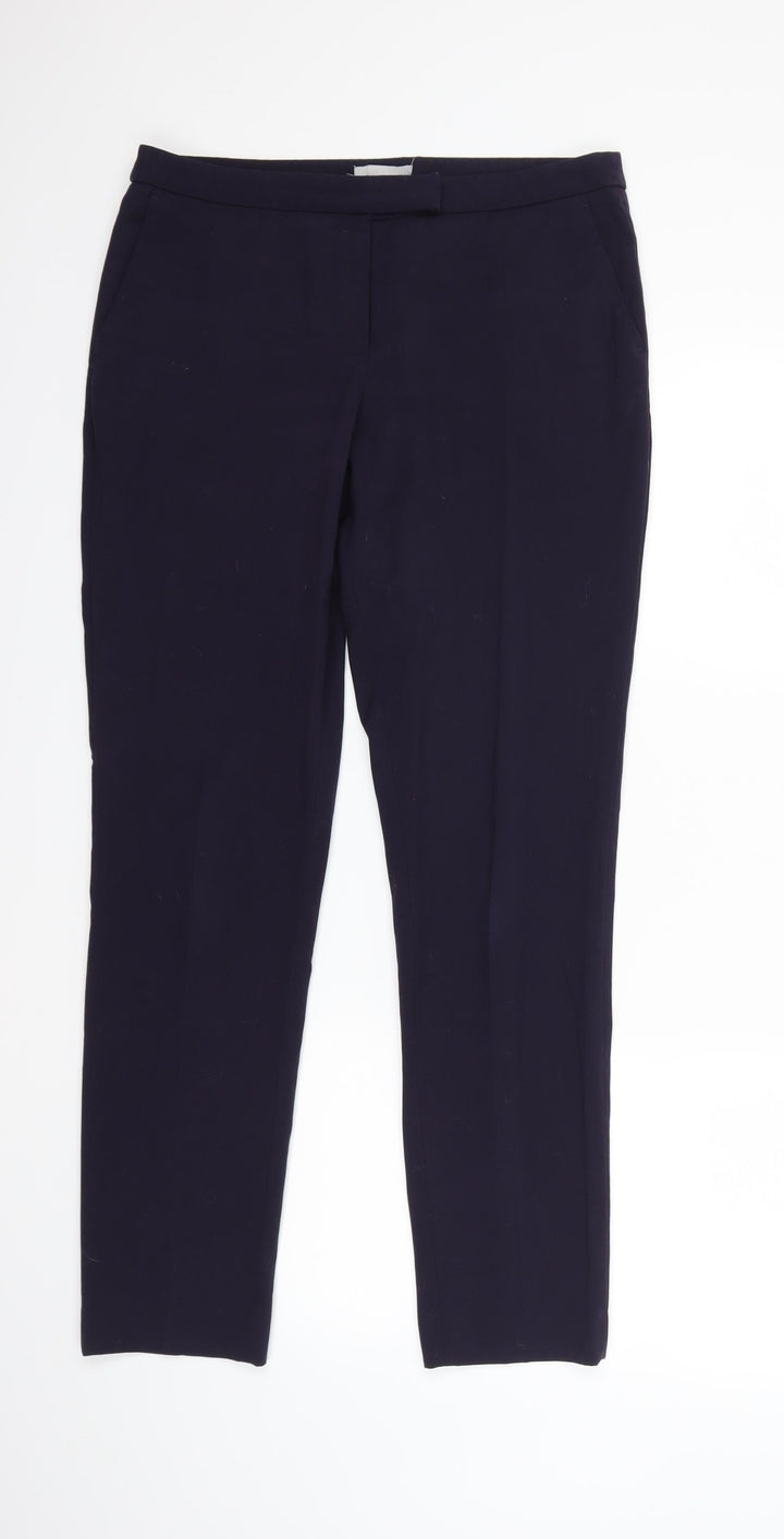 H&M Womens Blue   Trousers  Size 10 L28 in