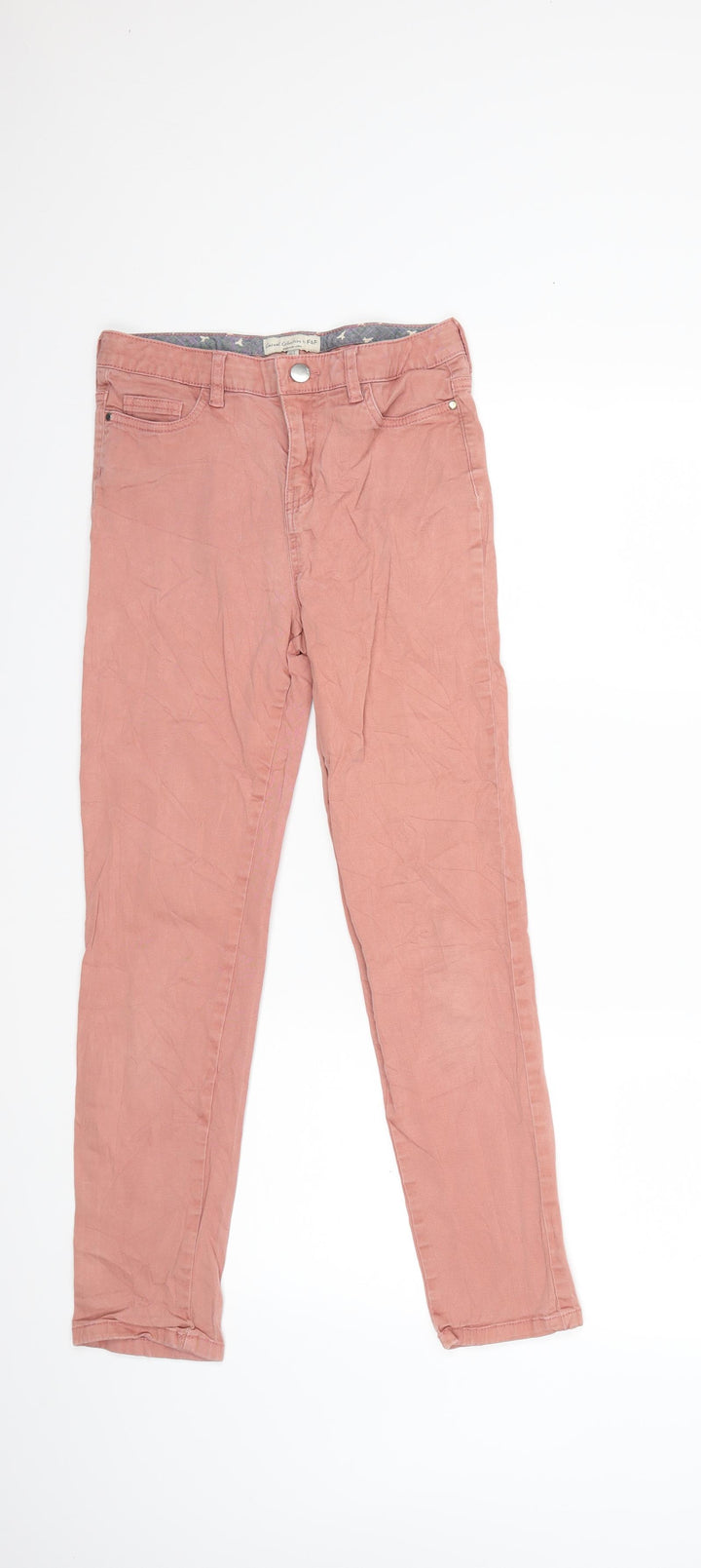F&F Womens Pink Denim Skinny Jeans Size 6 L25 in