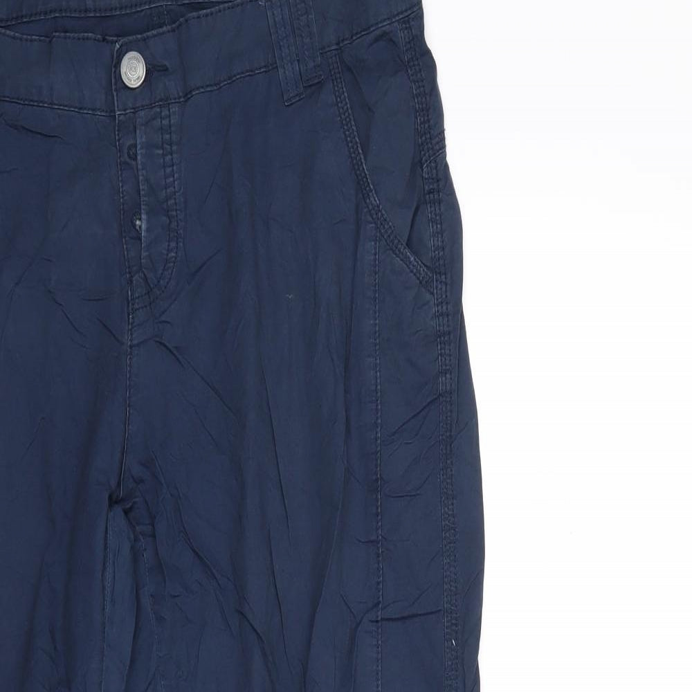 Multiblu Womens Blue   Cargo Trousers Size 10 L23 in