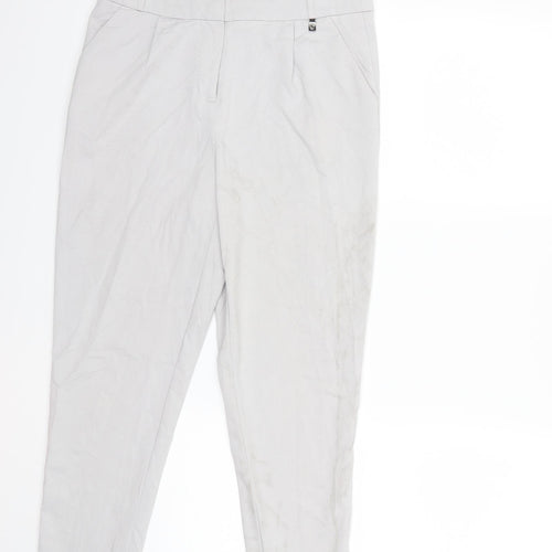 RESERVED Womens Grey   Trousers  Size 8 L26 in
