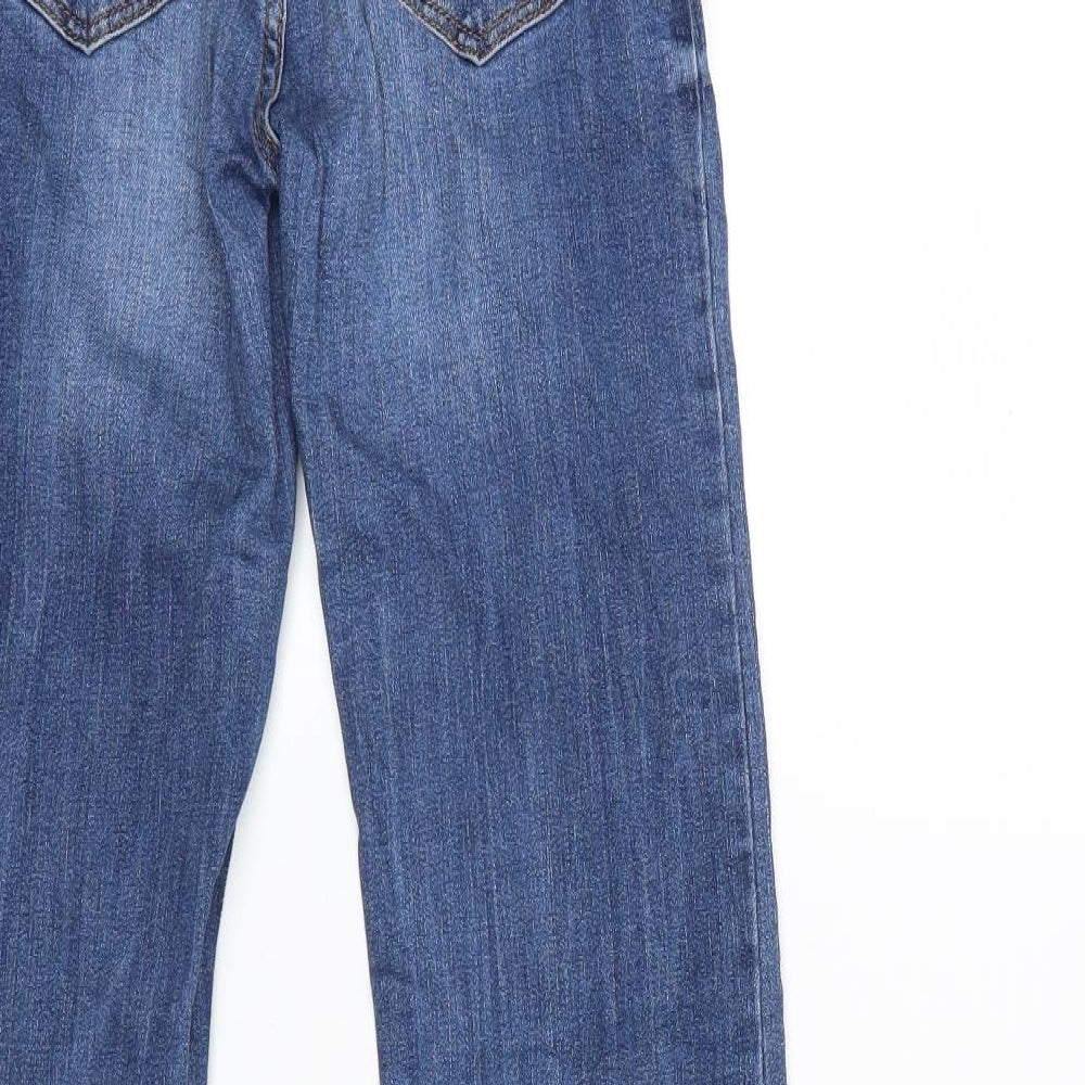 Bershka Womens Blue  Denim Flared Jeans Size 4 L30 in