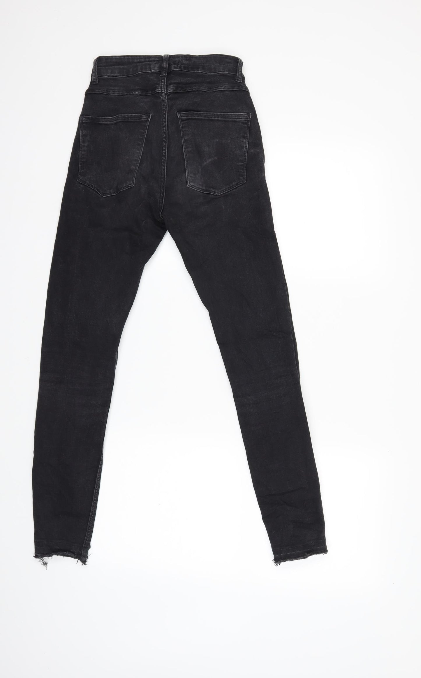 Zara Womens Black  Denim Skinny Jeans Size 8 L26 in