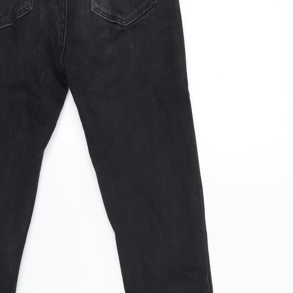 Zara Womens Black  Denim Skinny Jeans Size 8 L26 in