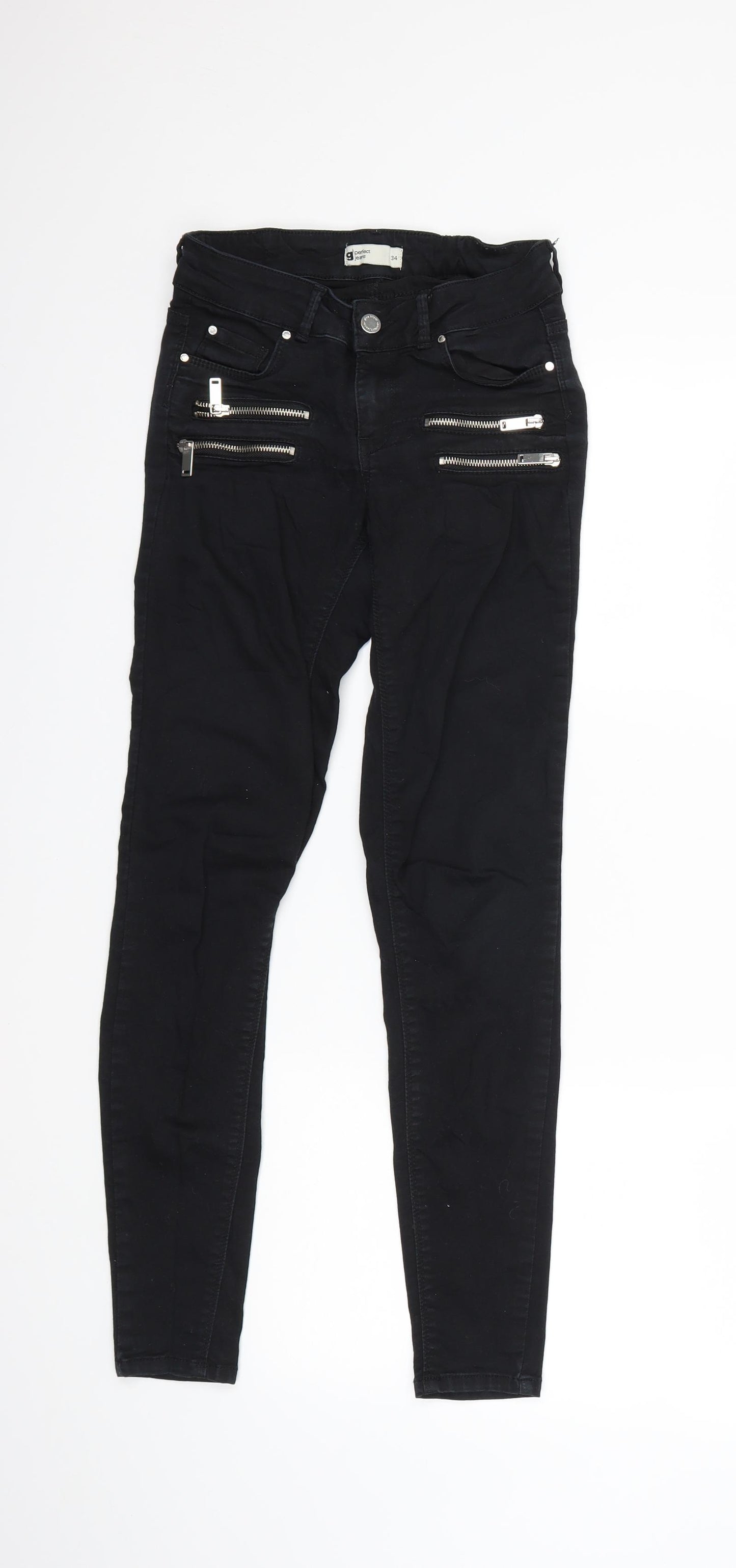 g perfect jeans Womens Black  Denim Skinny Jeans Size 6 L27 in