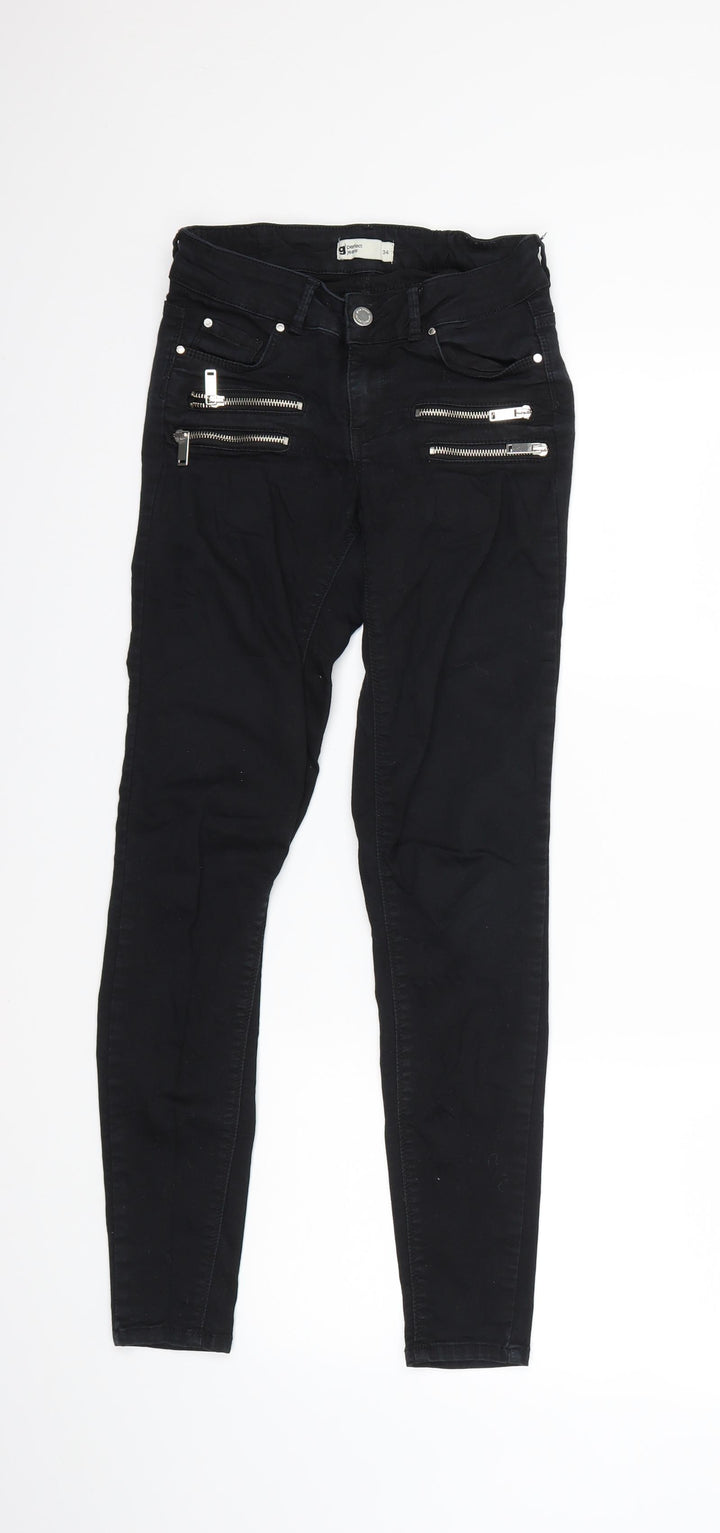 g perfect jeans Womens Black  Denim Skinny Jeans Size 6 L27 in
