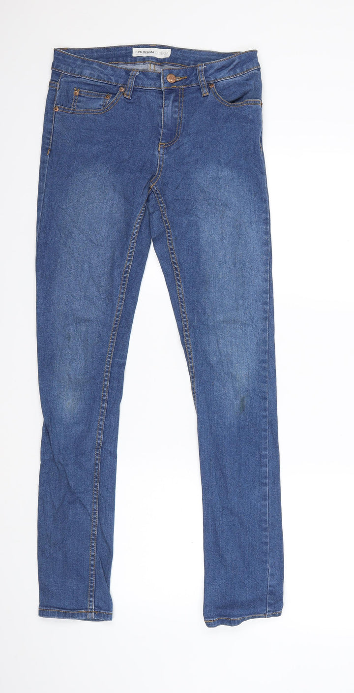 Cubus Womens Blue Denim Skinny Jeans Size 28 in L29 in