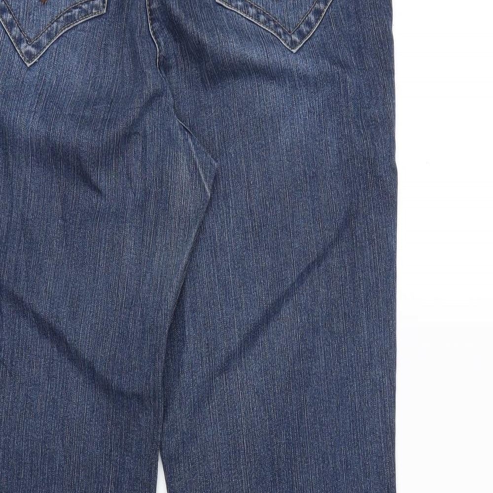 ZERRES Womens Blue  Denim Straight Jeans Size 16 L28 in