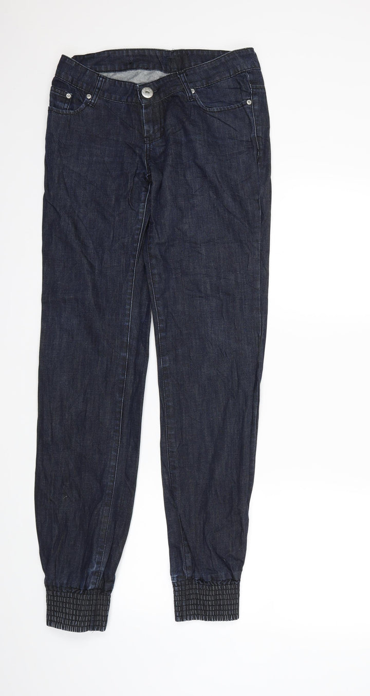 Preworn Womens Blue Denim Tapered Jeans Size 29 in L34 in