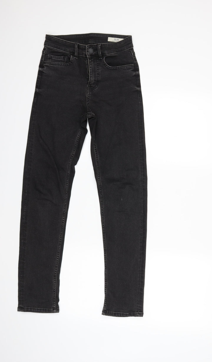 Marks and Spencer Womens Black  Denim Skinny Jeans Size 6 L28 in