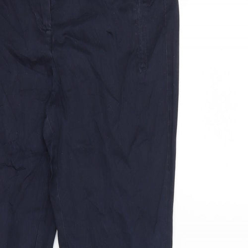 Yessica Womens Blue   Trousers  Size 12 L26 in