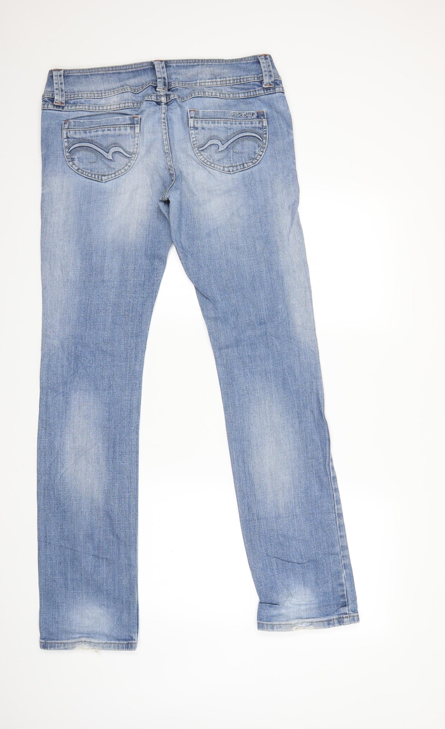 Blind Date Womens Blue  Denim Bootcut Jeans Size XL L33 in